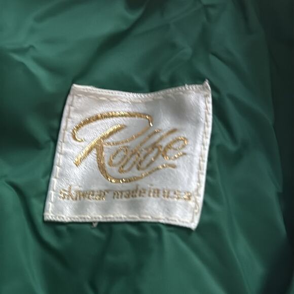 Vtg 70s Roffe Retro Ski Puffer Jacket and Coord Pants Womens Size S Apres Ski - Picture 8 of 9